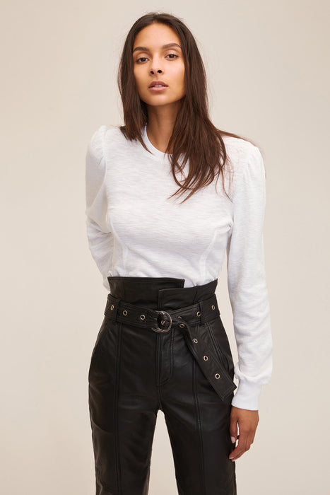 Marissa Webb Blair Waffle Knit Top
