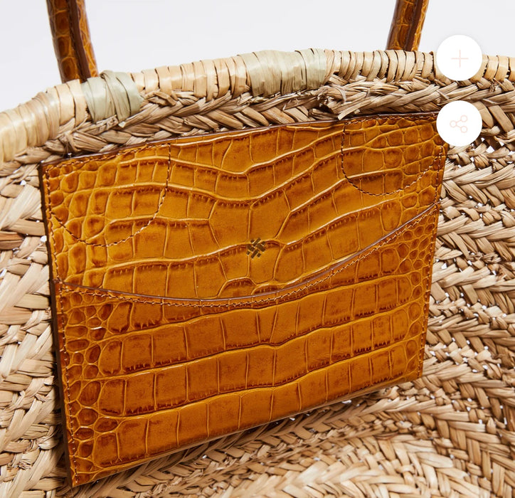 Pamela Munson The Beach And Town Tote Cognac