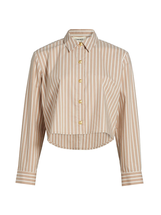 L'agence COSETTE CROP HI LOW SHIRT