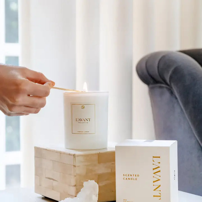 Fresh Linen Candle - White