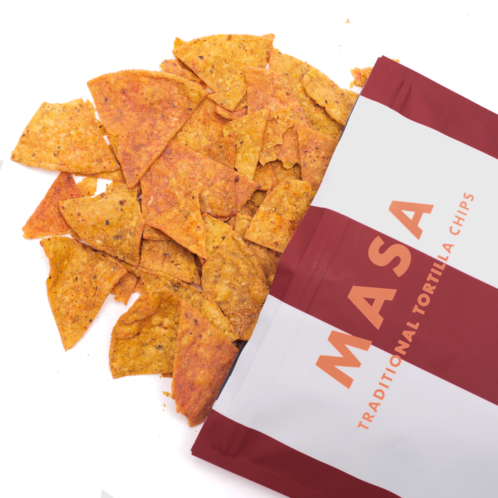 MASA Tortilla Chips - Cobanero, 5oz Bag Case