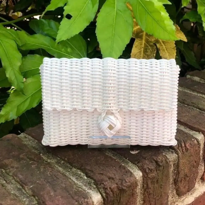 Solid White Clutch