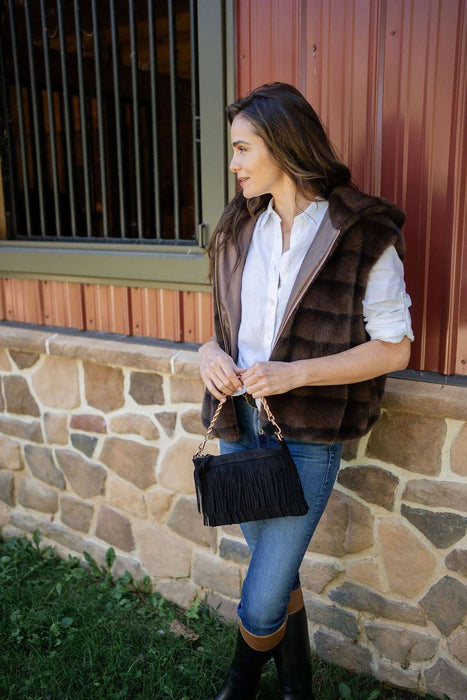 Abby  Faux Fur Vest- WS