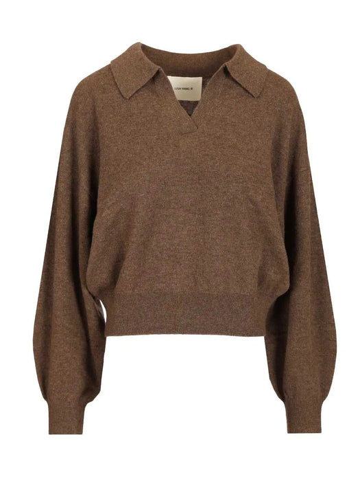 Lisa Yang Katriel Sweater Dark Truffle Top