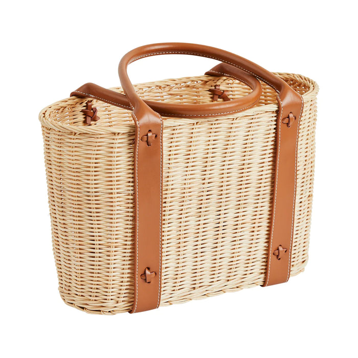 Amanda Lindroth Palm Beach Tote Tan
