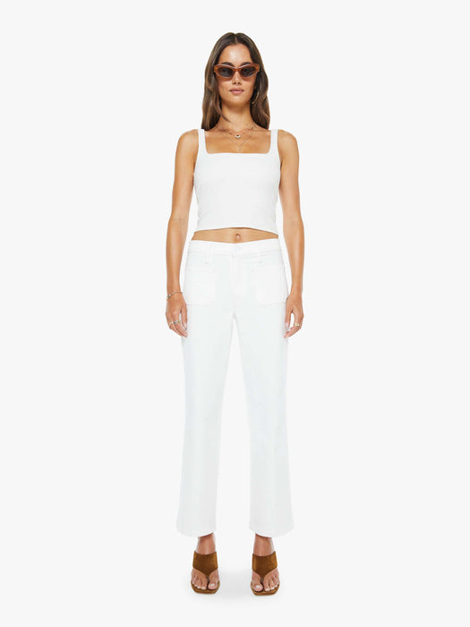 Mother Patch Pocket Mid Rise Maven Ankle (totally innocent)