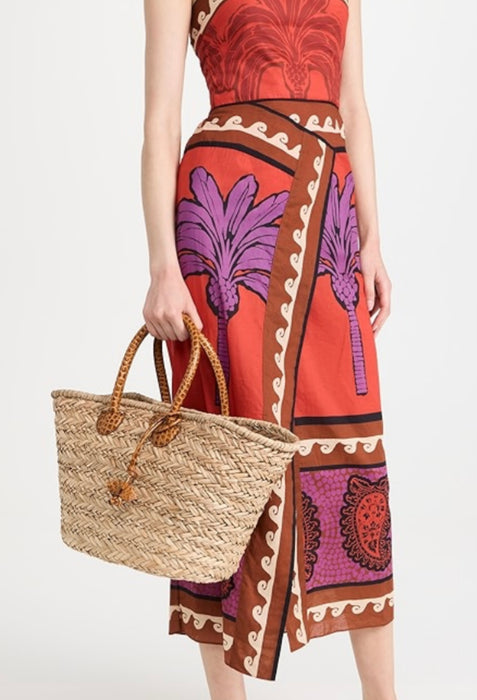 Pamela Munson The Beach And Town Tote Cognac