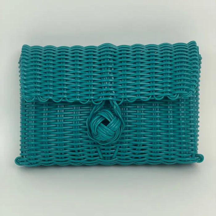 Solid Turquoise Clutch