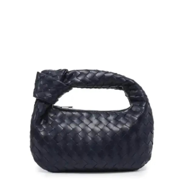 Braided Hattie Bag-black