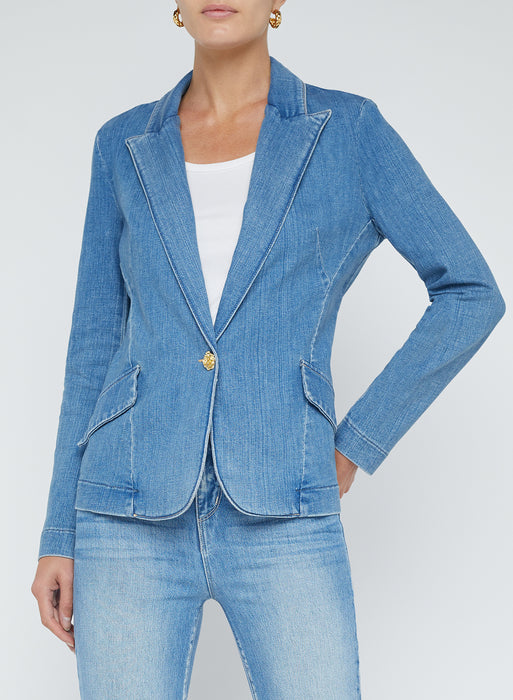 L'agence BALDWIN DENIM BLAZER