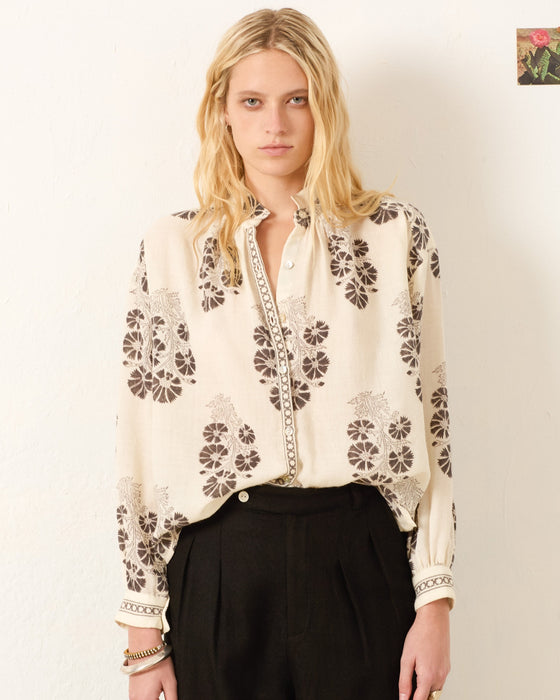 Alix of Bohemia Kiki Java Flower Top
