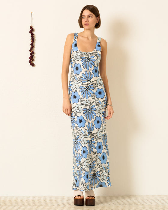 Alix of Bohemia Adele Sea Flower Silk Dress