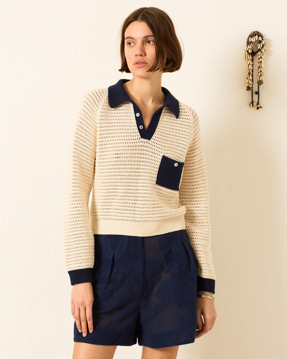 Alix of Bohemia Liza Captain Crochet Top
