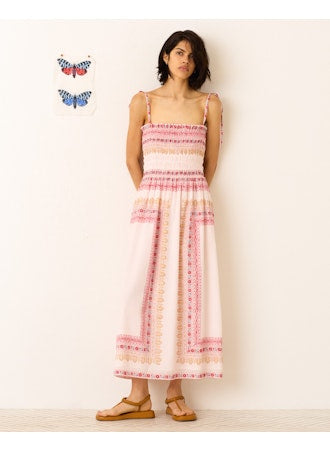 Alix of Bohemia Kaia Blush Tile Dress– HIVE