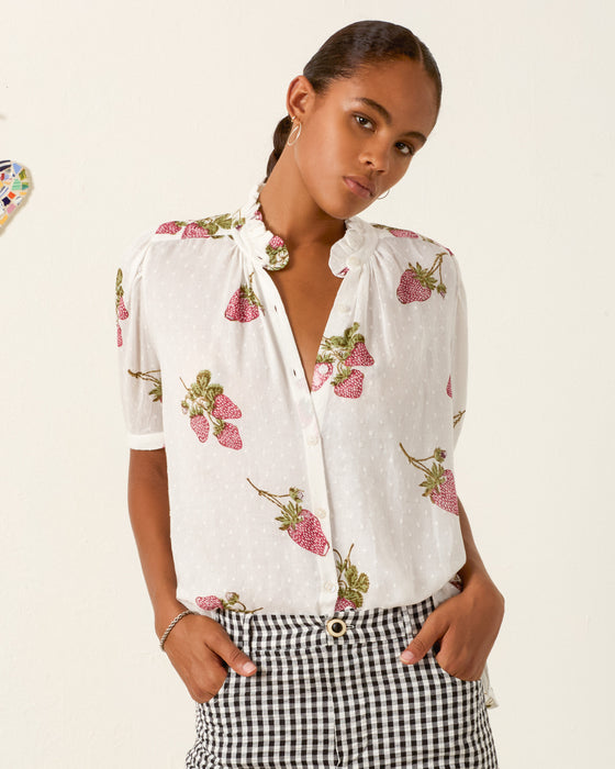 Alix of Bohemia Winnie Strawberry Dot Top