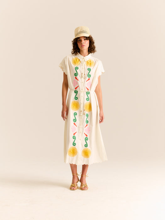 Carolina K Valerie Kaftan (off white)