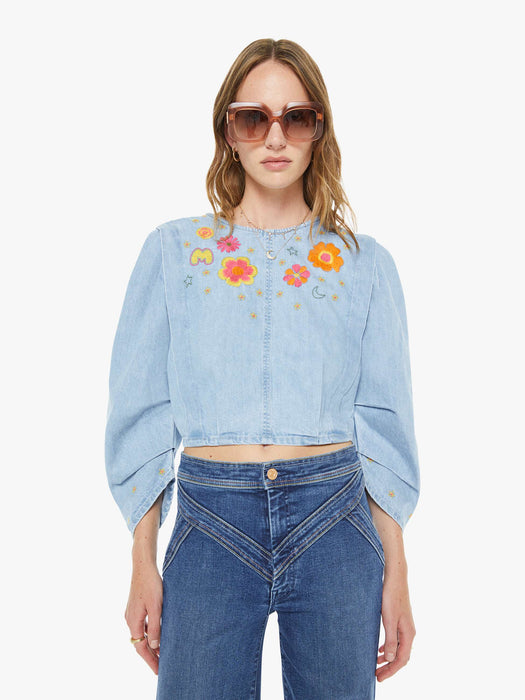 Mother The Heyday Puff Sleeve Top