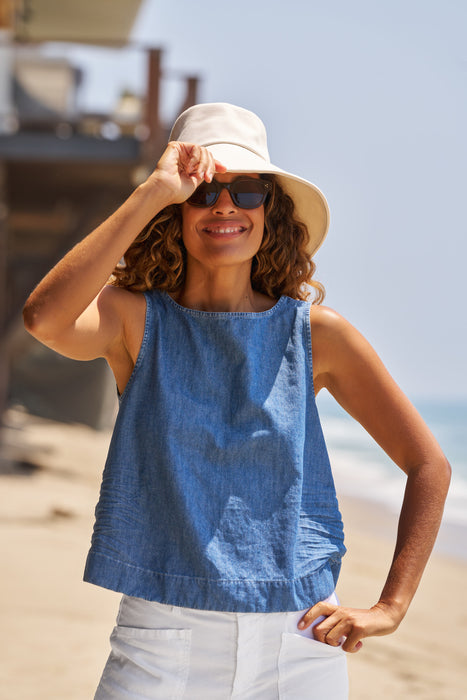 Frank and Eileen Shell Denim Tank