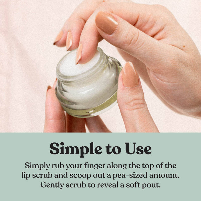 Poppy & Pout Lip Scrub, Pink Grapefruit