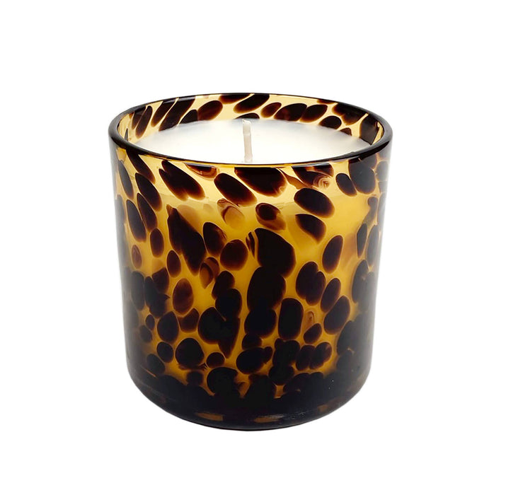 Fig & Aged Oak Amber Tortoise Soy Blend Candle