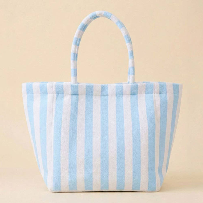 Striped Terry Tote Bag