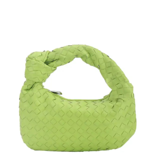 Braided Hattie Bag - Lime