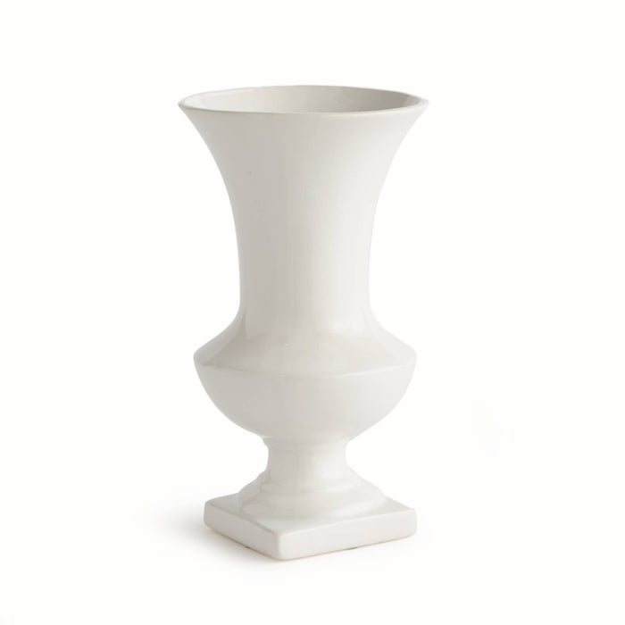 Antoinette Footed Vase Medium, White