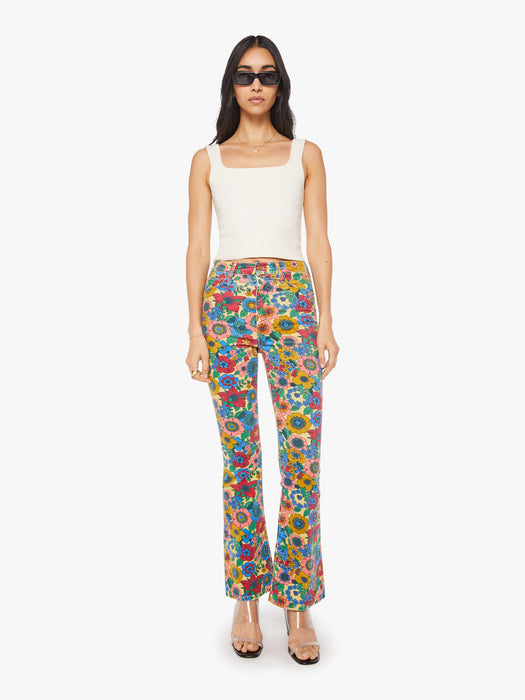 Mother HIGH WAISTED WEEKENDER SKIMP (track and flower fields)