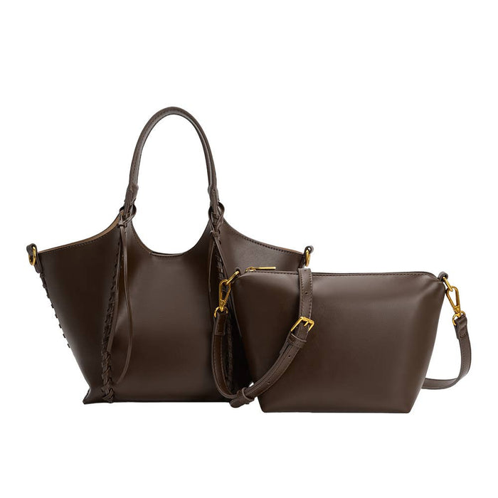 Belinda Espresso Recycled Vegan Leather Tote