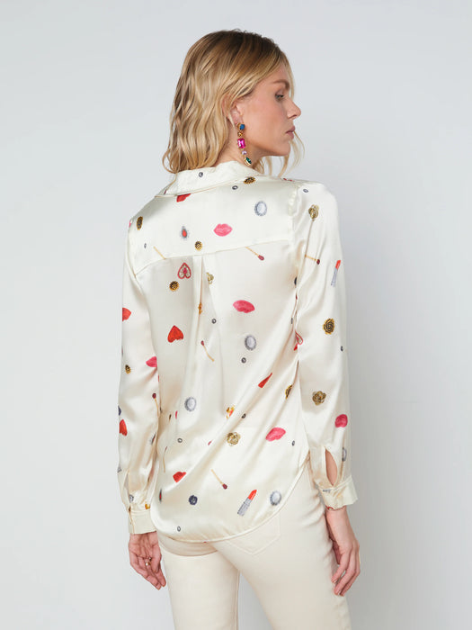 L'agence Tyler Blouse (champagne multi)