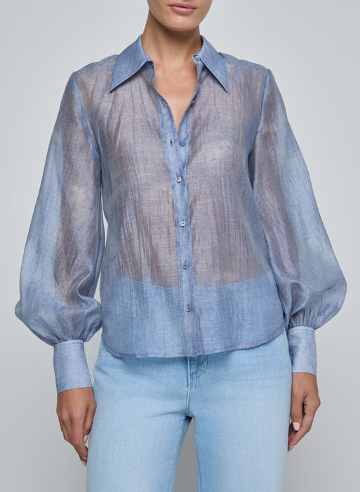 L'agence JAYLEEN BTTN DWN BLOUSE