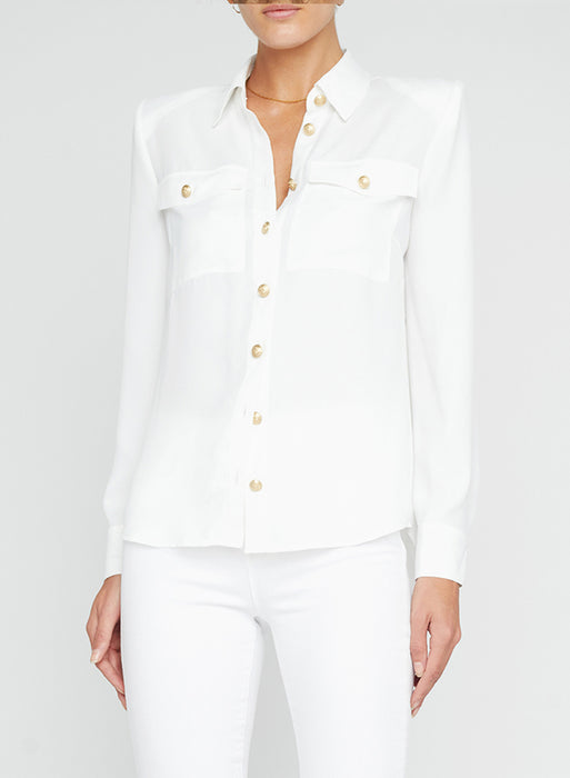 L'agence Maisy Shoulder Pad Top