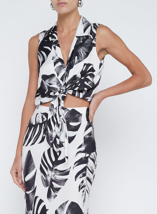 L'agence Amos Sleeveless Tie Top
