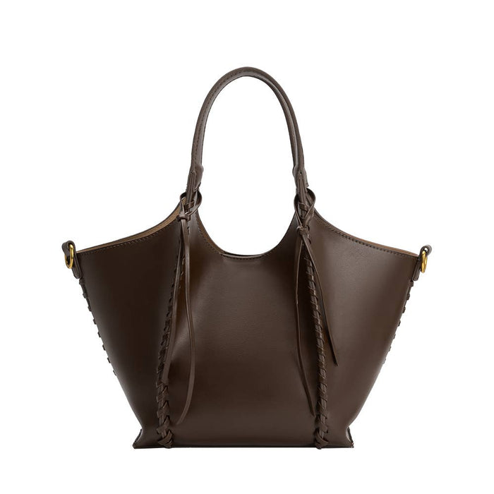 Belinda Espresso Recycled Vegan Leather Tote