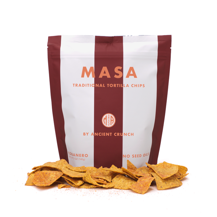 MASA Tortilla Chips - Cobanero, 5oz Bag Case