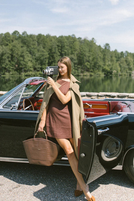 J. Lowery TOTE | Espresso Croc