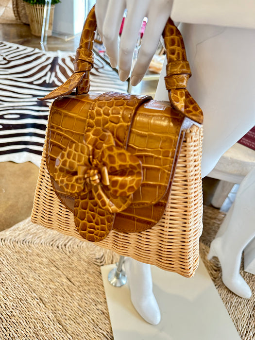 Pamela Munson Petite Lady Bag Fleur Cognac