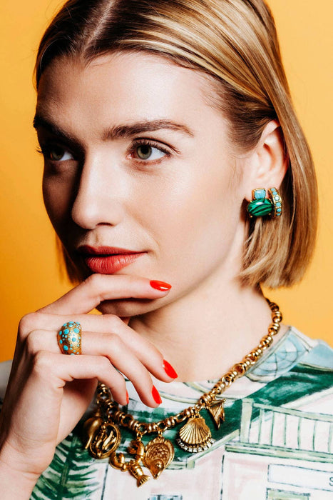 Elizabeth Cole Grazie Earrings