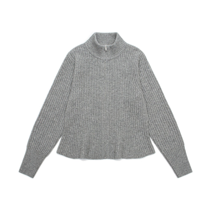 W. Cashmere DAHLIA Fisherman Mock Neck