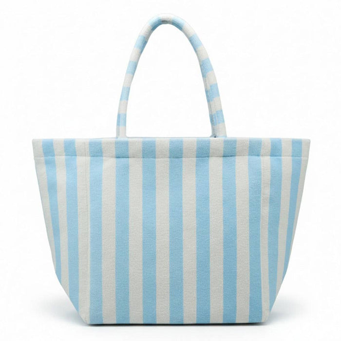 Striped Terry Tote Bag