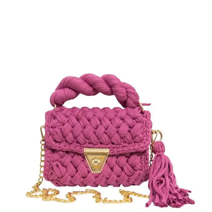 Pink Montego Woven Bag