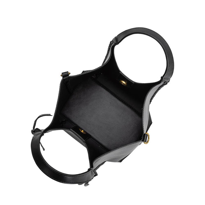 Belinda Black Recycled Vegan Leather Tote Bag