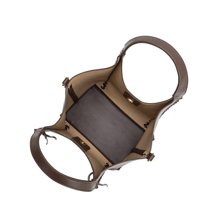 Belinda Espresso Recycled Vegan Leather Tote