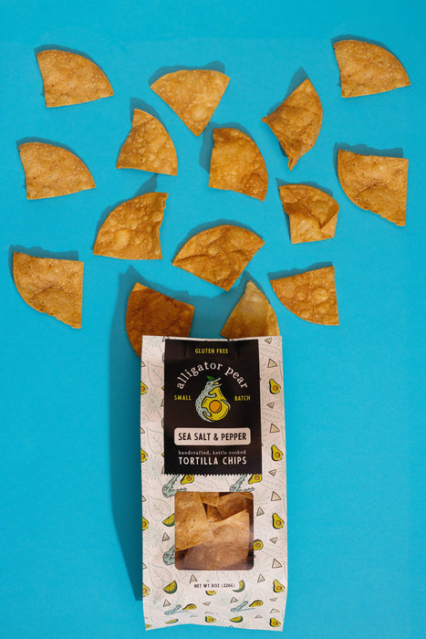 Sea Salt & Pepper tortilla chips- 6oz