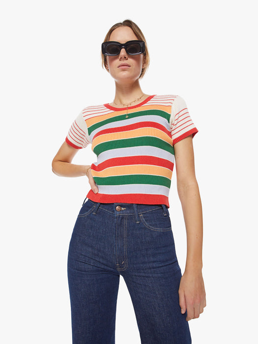 Mother The Itty Bitty Scoop Neck Tee