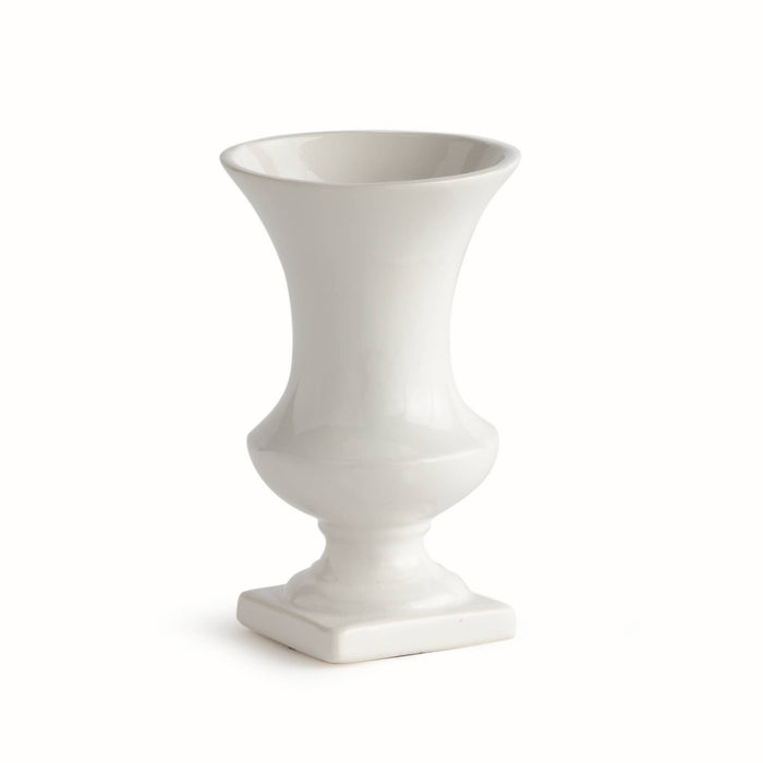 Antoinette Footed Vase Small, White
