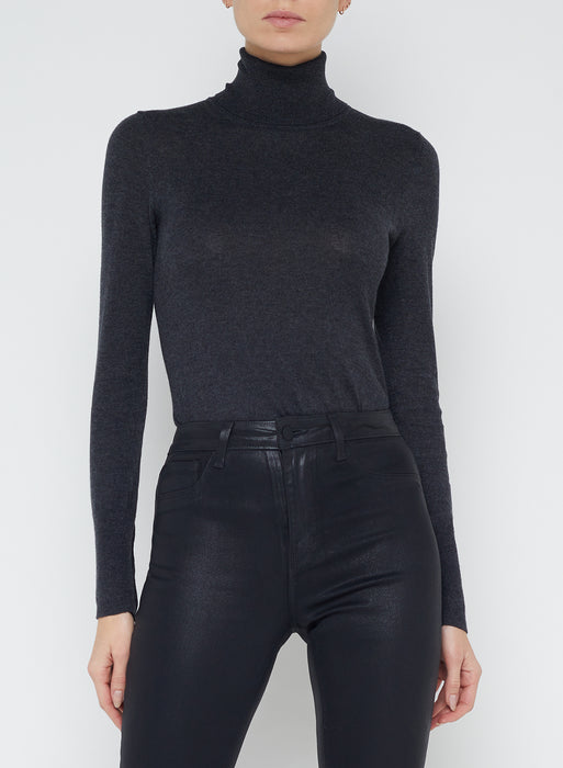 L'agence Flora Turtleneck Sweater Top