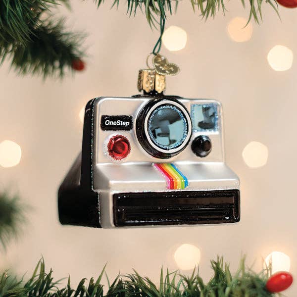 Polaroid Onestep Camera Ornament
