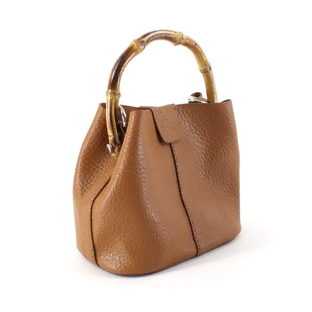 Bamboo Top Handle Camel