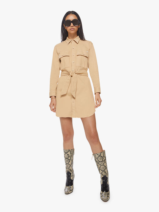 Mother The Cadet Mini Shirt Dress